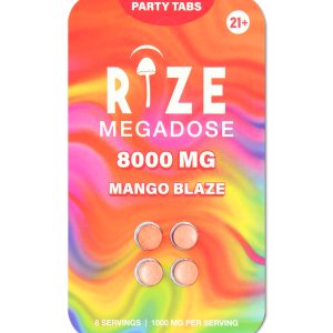 4pc 8000mg Mango Blaze Party Tabs