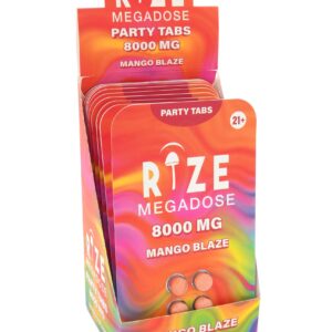 10 Pack – 4pc 8000mg Mango Blaze Party Tabs