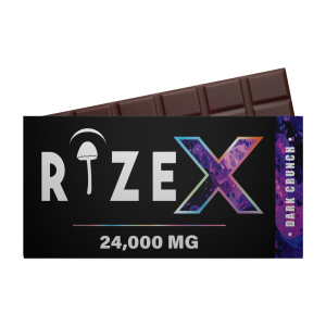 24G RizeX Dark Crunch Chocolate Bar