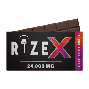 24G RizeX Peanut Butter Crunch Chocolate Bar